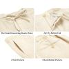 imageCOOFANDY Mens 2 Piece Linen Suits Set Regular Fit Casual Lightweight Blazer Jacket and PantsBeige