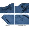 imageCOOFANDY Mens 2 Piece Linen Suits Set Regular Fit Casual Lightweight Blazer Jacket and PantsBlue