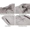 imageCOOFANDY Mens 2 Piece Linen Suits Set Regular Fit Casual Lightweight Blazer Jacket and PantsLight Grey