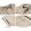 imageCOOFANDY Mens 2 Piece Linen Suits Set Regular Fit Casual Lightweight Blazer Jacket and PantsLight Khaki