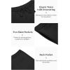 imageCOOFANDY Mens 2 Piece Outfit Vintage Short Sleeve Button Down Knit Polo Shirts Casual Beach Shorts SetsBlack  Brown