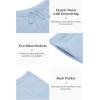 imageCOOFANDY Mens 2 Piece Outfit Vintage Short Sleeve Button Down Knit Polo Shirts Casual Beach Shorts SetsBlue