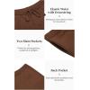 imageCOOFANDY Mens 2 Piece Outfit Vintage Short Sleeve Button Down Knit Polo Shirts Casual Beach Shorts SetsBrown