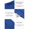 imageCOOFANDY Mens 2 Piece Outfit Vintage Short Sleeve Button Down Knit Polo Shirts Casual Beach Shorts SetsDark Blue