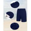 imageCOOFANDY Mens 2 Piece Outfits Summer Short Sets Vintage Knit Button Down Shirt Short Sleeve Polo Casual Beach SuitsNavy Blue