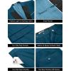 imageCOOFANDY Mens 2 Piece Suit Slim Fit One Button Tuxedo Jacket Pants for Wedding Prom BusinessDeep Blue