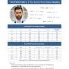 imageCOOFANDY Mens 2 Piece Suit Slim Fit One Button Tuxedo Jacket Pants for Wedding Prom BusinessDeep Blue