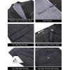 imageCOOFANDY Mens 2 Piece Suit Slim Fit One Button Tuxedo Jacket Pants for Wedding Prom BusinessDeep Grey
