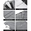imageCOOFANDY Mens 2 Piece Suit Slim Fit One Button Tuxedo Jacket Pants for Wedding Prom BusinessLight Grey