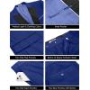 imageCOOFANDY Mens 2 Piece Suit Slim Fit One Button Tuxedo Jacket Pants for Wedding Prom BusinessRoyal Blue
