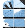 imageCOOFANDY Mens 2 Piece Suit Slim Fit One Button Tuxedo Jacket Pants for Wedding Prom BusinessSky Blue