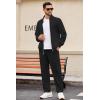 imageCOOFANDY Mens 2 Piece Tracksuit Casual Sweatsuits Full Zip Track Suits Jogging Athletic Suit SetsBlack