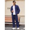 imageCOOFANDY Mens 2 Piece Tracksuit Casual Sweatsuits Full Zip Track Suits Jogging Athletic Suit SetsBlue Violet