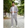 imageCOOFANDY Mens 2 Piece Tracksuit Casual Sweatsuits Full Zip Track Suits Jogging Athletic Suit SetsLight Grey