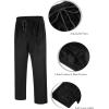 imageCOOFANDY Mens 2 Piece Velour Tracksuit Full Zip Jackets Pants Velvet Jogging Suits Sweatsuit SetBlack