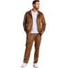 imageCOOFANDY Mens 2 Piece Velour Tracksuit Full Zip Jackets Pants Velvet Jogging Suits Sweatsuit SetBrown