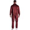 imageCOOFANDY Mens 2 Piece Velour Tracksuit Full Zip Jackets Pants Velvet Jogging Suits Sweatsuit SetBurgundy