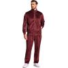 imageCOOFANDY Mens 2 Piece Velour Tracksuit Full Zip Jackets Pants Velvet Jogging Suits Sweatsuit SetBurgundy