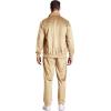 imageCOOFANDY Mens 2 Piece Velour Tracksuit Full Zip Jackets Pants Velvet Jogging Suits Sweatsuit SetChampagne