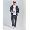 imageCOOFANDY Mens 2 Piece Velour Tracksuit Full Zip Jackets Pants Velvet Jogging Suits Sweatsuit SetDark Grey