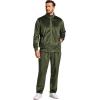 imageCOOFANDY Mens 2 Piece Velour Tracksuit Full Zip Jackets Pants Velvet Jogging Suits Sweatsuit SetOlive Green