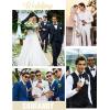 imageCOOFANDY Mens 3 Piece Wedding Suit Set One Button Slim Fit Jacket Blazer Vest Pants Set Groom Prom Tuxedo SuitsBlack