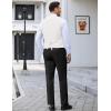 imageCOOFANDY Mens 3 Pieces Suit Slim Fit Tuxedo Set One Button Shawl Lapel Dinner Prom Jacket Vest Pants with TieWhiteBlack