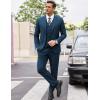 imageCOOFANDY Mens 3 Pieces Suits Classic Fit 2 Buttons Dress Suit Set Wedding Business Dinner Prom Jacket Vest PantsBlue