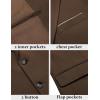 imageCOOFANDY Mens Blazer Business Suit Jacket Slim Fit Two Button Casual Sport CoatsBrown