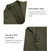 imageCOOFANDY Mens Blazer Jacket One Button Casual Suit Jackets Stretch Knit Sport CoatArmy Green