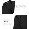 imageCOOFANDY Mens Blazer Jacket One Button Casual Suit Jackets Stretch Knit Sport CoatBlack
