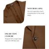 imageCOOFANDY Mens Blazer Jacket One Button Casual Suit Jackets Stretch Knit Sport CoatBrown