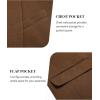 imageCOOFANDY Mens Blazer Jacket One Button Casual Suit Jackets Stretch Knit Sport CoatBrown2