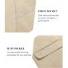 imageCOOFANDY Mens Blazer Jacket One Button Casual Suit Jackets Stretch Knit Sport CoatChampagne