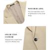 imageCOOFANDY Mens Blazer Jacket One Button Casual Suit Jackets Stretch Knit Sport CoatChampagne