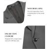 imageCOOFANDY Mens Blazer Jacket One Button Casual Suit Jackets Stretch Knit Sport CoatDark Gray