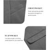 imageCOOFANDY Mens Blazer Jacket One Button Casual Suit Jackets Stretch Knit Sport CoatDark Gray