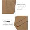 imageCOOFANDY Mens Blazer Jacket One Button Casual Suit Jackets Stretch Knit Sport CoatKhaki