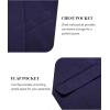 imageCOOFANDY Mens Blazer Jacket One Button Casual Suit Jackets Stretch Knit Sport CoatNavy Blue