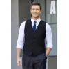 imageCOOFANDY Mens Business Suit Vest Casual Dress Vest Slim Fit Formal WaistcoatBlack