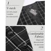 imageCOOFANDY Mens Business Suit Vest Casual Dress Vest Slim Fit Formal WaistcoatBlack Plaid