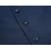 imageCOOFANDY Mens Business Suit Vest Casual Dress Vest Slim Fit Formal WaistcoatDark Blue
