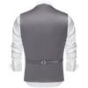 imageCOOFANDY Mens Business Suit Vest Casual Dress Vest Slim Fit Formal WaistcoatDark Grey