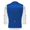 imageCOOFANDY Mens Business Suit Vest Casual Dress Vest Slim Fit Formal WaistcoatRoyal Blue