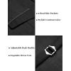 imageCOOFANDY Mens Business Suit Vest Slim Fit Dress Vest Wedding WaistcoatBlack