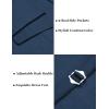 imageCOOFANDY Mens Business Suit Vest Slim Fit Dress Vest Wedding WaistcoatBlue