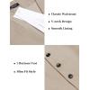 imageCOOFANDY Mens Business Suit Vest Slim Fit Dress Vest Wedding WaistcoatLight Khaki