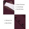 imageCOOFANDY Mens Business Suit Vest Slim Fit Dress Vest Wedding WaistcoatWine Red
