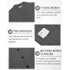 imageCOOFANDY Mens Cardigan Sweater Cable Knit V Neck Button up Sweaters Ribbed Cardigan Sweater with PocketsDark Grey