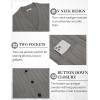 imageCOOFANDY Mens Cardigan Sweater Cable Knit V Neck Button up Sweaters Ribbed Cardigan Sweater with PocketsGrey
